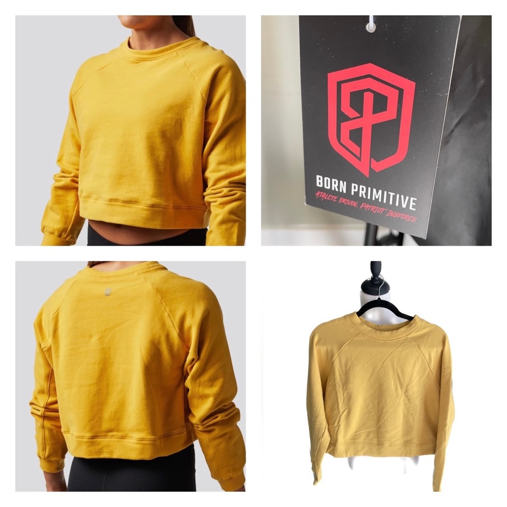 Born Primitive cropped crew top SZ M